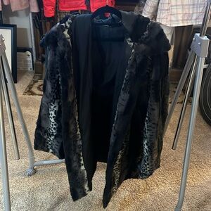 Dennis Basso Reversible faux fur jacket